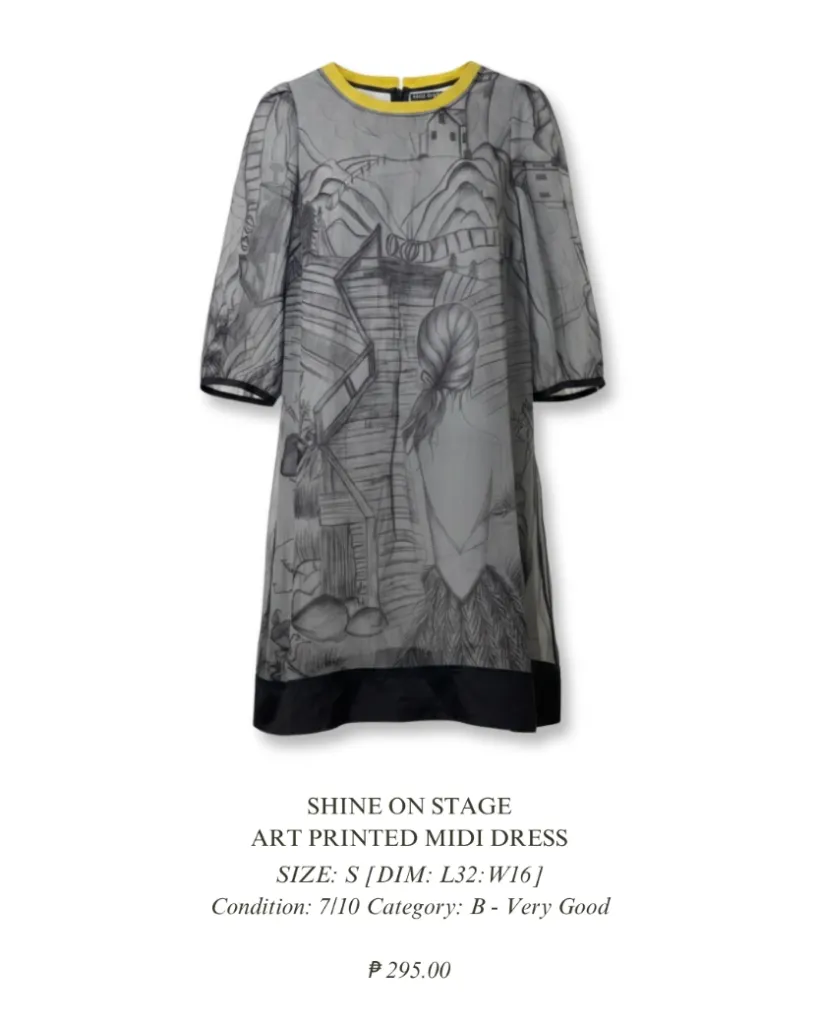 SHINE ON STAGE - Art Printed mimi dress