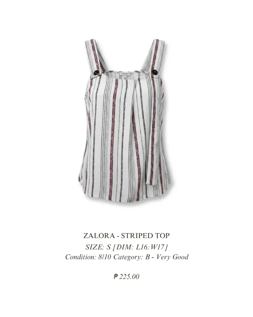 Zalora - Striped Top