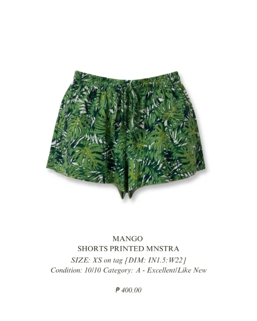 MANGO Shorts Printed Mnstra
