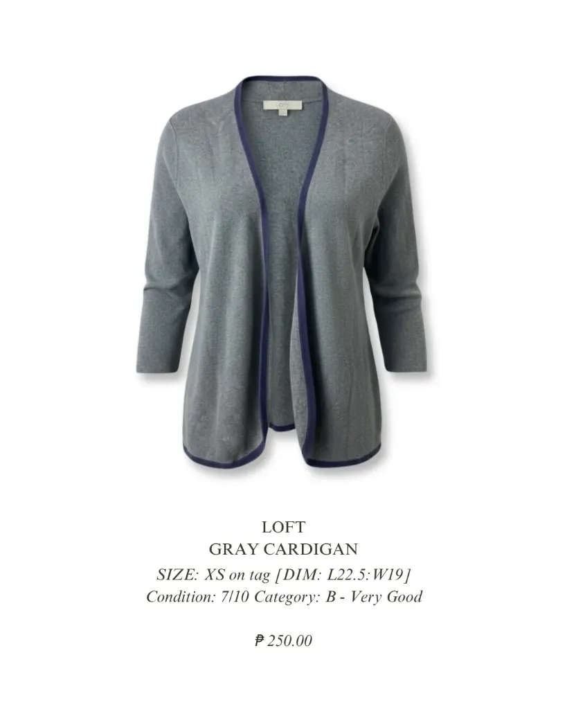 Gray Cardigan by Loft