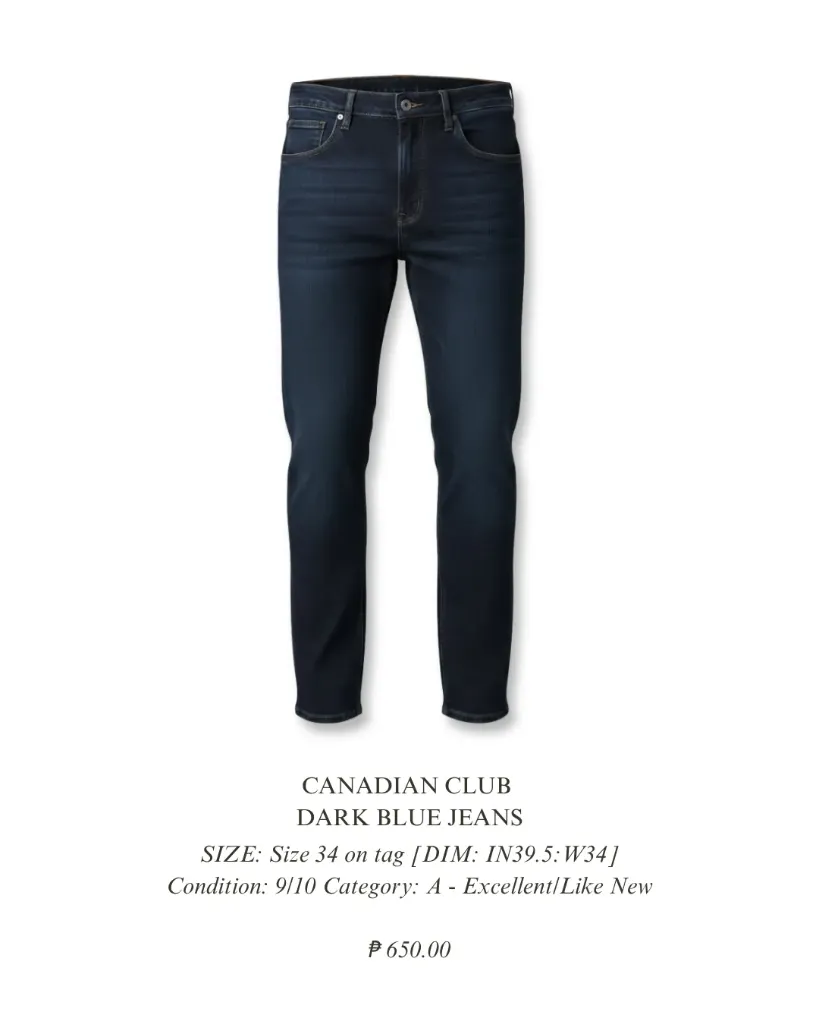 Canadian Club Dark Blue Jeans